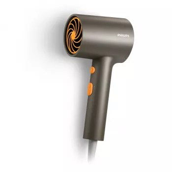 Plaukų džiovintuvas Philips 3000 series BHD321/00 — 1600 W, 2 šilumos lygiai, 2 greičiai, joninė funkcija, 350 g, pilkas