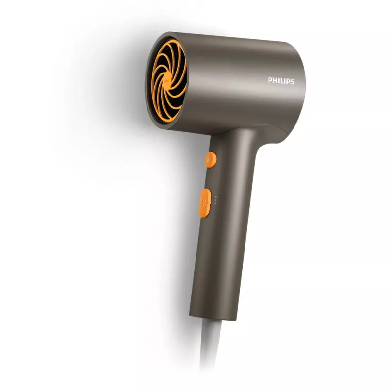 Plaukų džiovintuvas Philips 3000 series BHD321/00 — 1600 W, 2 šilumos lygiai, 2 greičiai, joninė funkcija, 350 g, pilkas