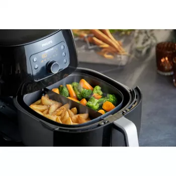 Philips Airfryer priedas HD9950/00 XXL Party Master Kit, Philips, Airfryer XXL HD963x, HD965x, Pilka, Plienas, 215 mm, 198 mm