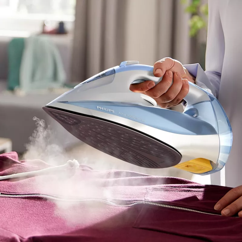 Garų lygintuvas „Philips 7000“ serija DST7011/20 — 2600 W, 0,3 l bakelis, SteamGlide Plus padas, vertikalus garinimas
