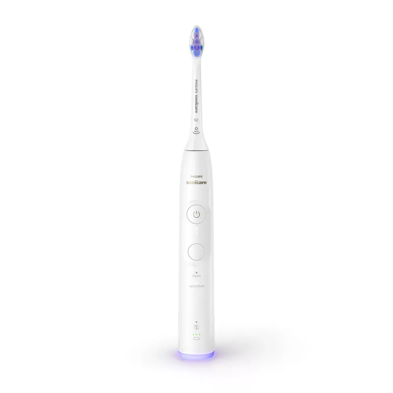 Soninis dantų šepetėlis Philips Series 6100 HX7400/01 — soninis, 62 000 judesių/min, 2 režimai, 3 greičiai, baltas, įkraunamas