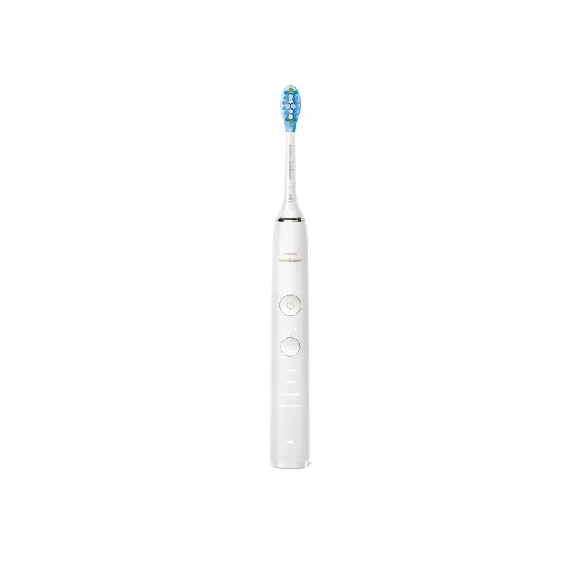 Sonic elektrinis dantų šepetėlis „Philips DiamondClean 9000 HX9911“ – vibruojantis dantų šepetėlis, Li‑Ion įkraunamas, 3 režimai, baltas
