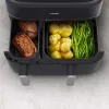 Karšto oro gruzdintuvė Philips 5000 serija NA551/00 — 9 l talpa, 2300 W, jutiklinis valdymas, LED ekranas, juoda/sidabrinė