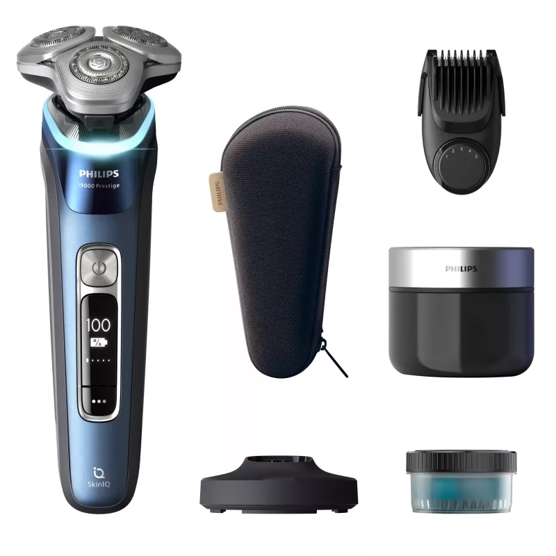 Philips i9000 Prestige XP9201/33 drėgnas ir sausas elektrinis skustuvas su SkinIQ