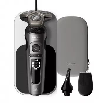 Philips elektrinis skustuvas S9000 Prestige SP9872/15, šlapiam ir sausam skutimuisi, serija 9000