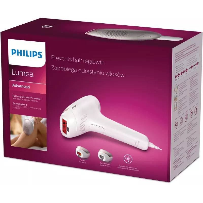 Philips Lumea Advanced SC1998/00 šviesos plaukų šalintuvas Intense pulsed light (IPL) Dramblio kaulo