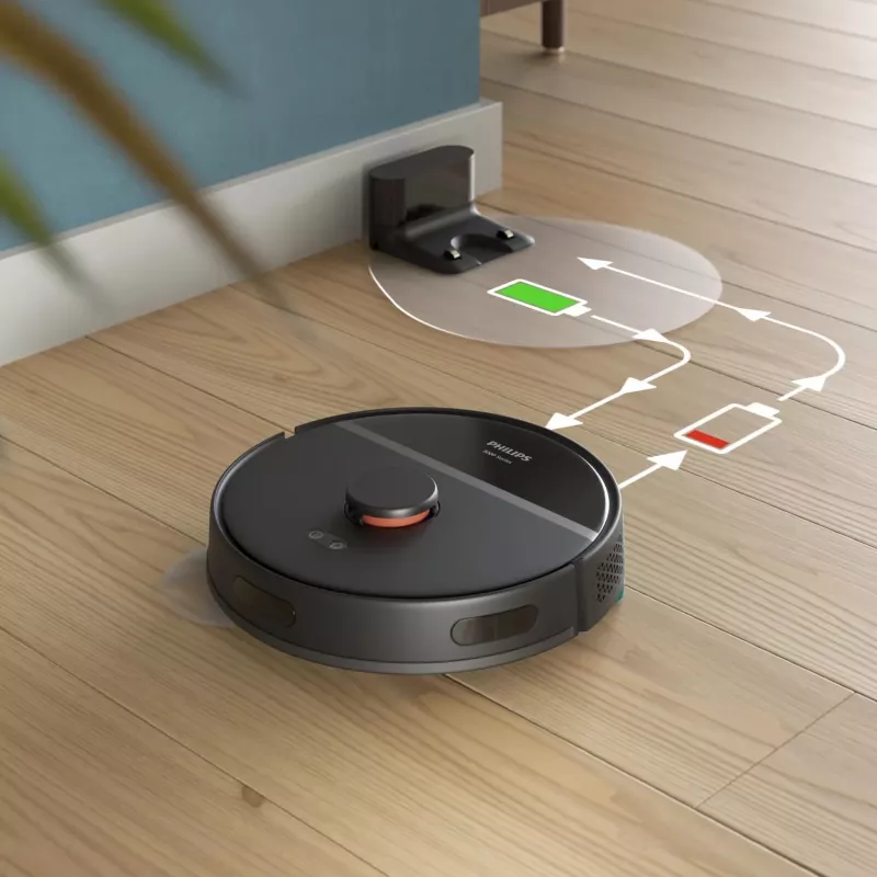 Philips 3000 Series HomeRun Aqua XU3000/01 Robotinis dulkių siurblys su šluostymo funkcija