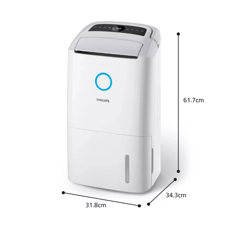 Philips 5000 serijos DE5305/11 oro sausintuvas 4 l 54 dB Baltas