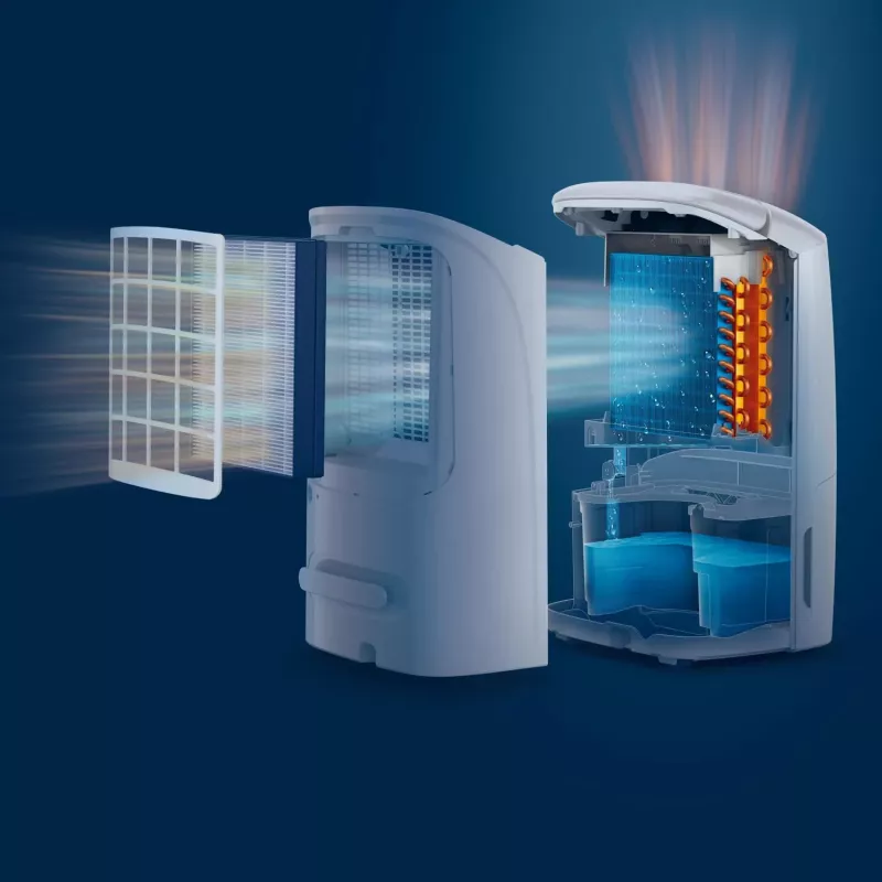 Philips 5000 serijos DE5305/11 oro sausintuvas 4 l 54 dB Baltas