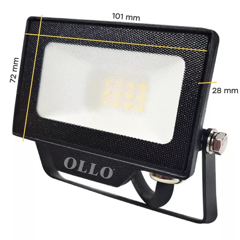 LED sienos/fasado šviestuvas OLLO VS121C-10W-40K — 10 W, 1000 lm, 4000 K