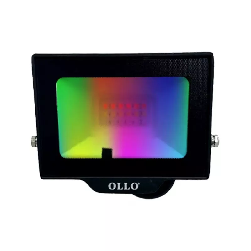 Lauko LED prožektorius OLLO VS121C-20W-RGB 20W 1900lm RGB