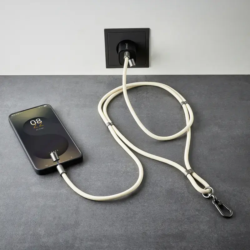 USB laidas Intenso Handykette 1,65 m USB-C smėlio spalvos