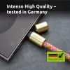 Intenso USB-C įkrovimo dirželio telefono kaklo laidas 60W greitas įkrovimas reguliuojamas ilgis 1,65 m nailonas įvairiaspalvis