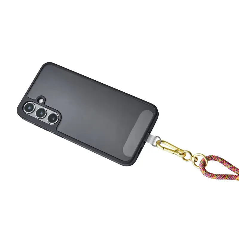 Intenso USB-C įkrovimo dirželio telefono kaklo laidas 60W greitas įkrovimas reguliuojamas ilgis 1,65 m nailonas įvairiaspalvis