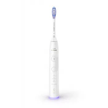 Sonicare elektrinis dantų šepetėlis Philips Series 7100 HX7420/01 — 62 000 judesių/min., 4 režimai, slėgio jutiklis, Bluetooth, įkraunamas (baltas)