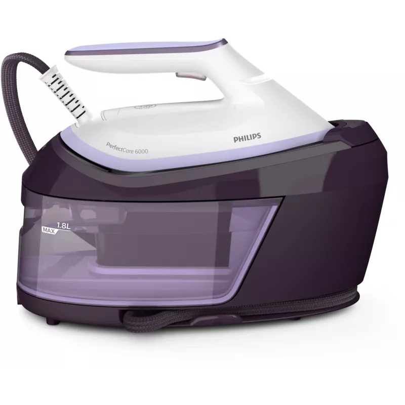 Garo lyginimo stotelė Philips PSG6024/30 — 2400 W, 500 g/min garo srautas, 1,8 L bakelis, SteamGlide Plus padas