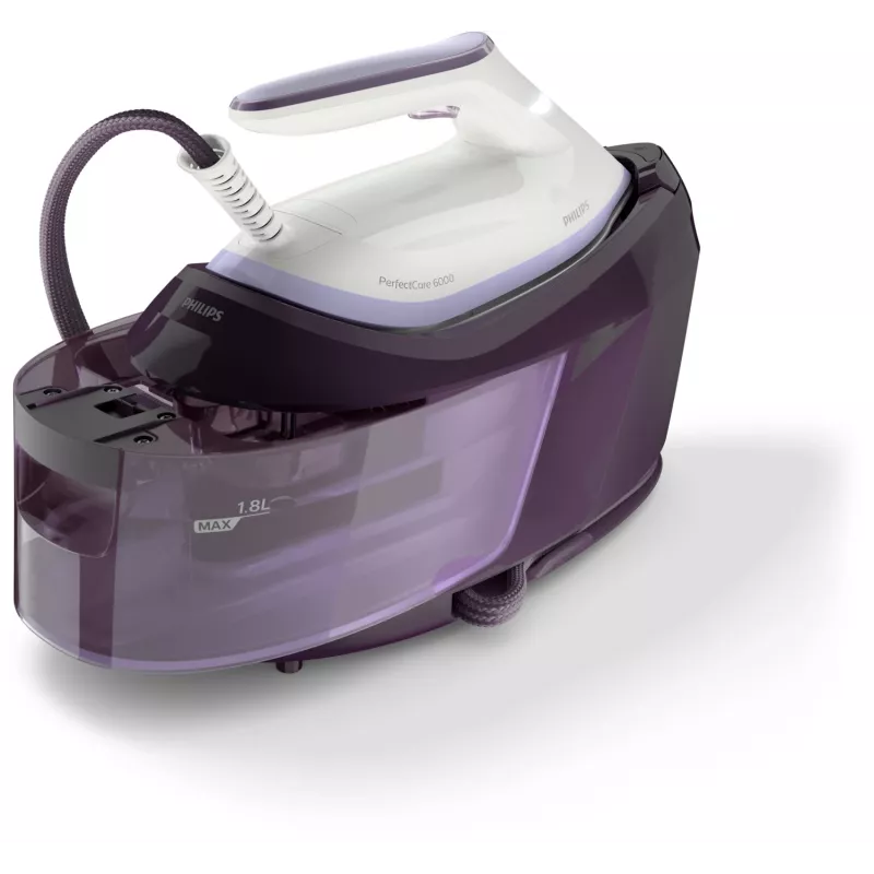 Garo lyginimo stotelė Philips PSG6024/30 — 2400 W, 500 g/min garo srautas, 1,8 L bakelis, SteamGlide Plus padas
