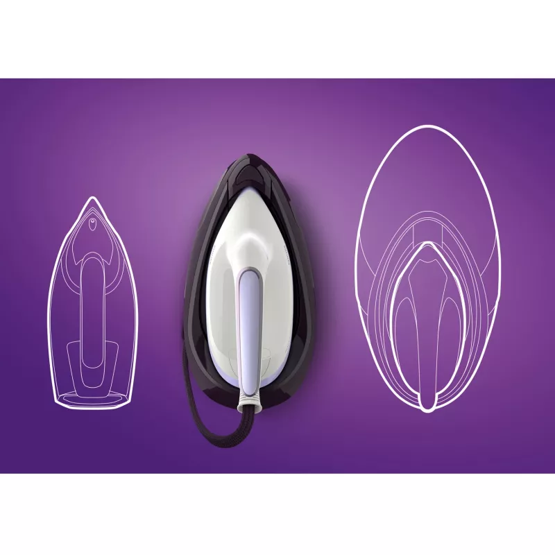Garo lyginimo stotelė Philips PSG6024/30 — 2400 W, 500 g/min garo srautas, 1,8 L bakelis, SteamGlide Plus padas