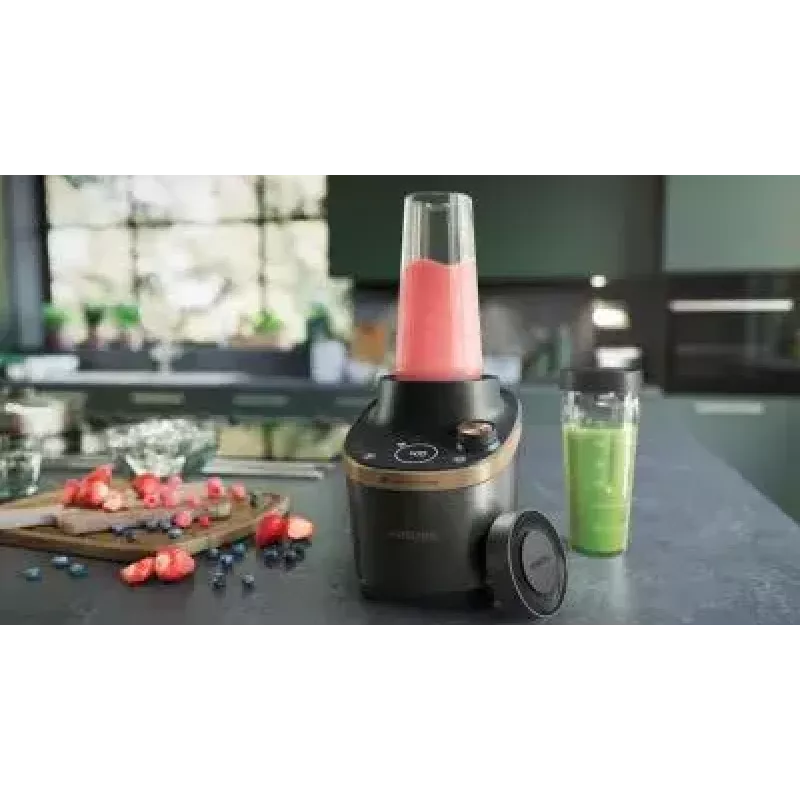 Virtuvinis blenderis Philips Flip&Juice™ HR3770/10 juodas varis