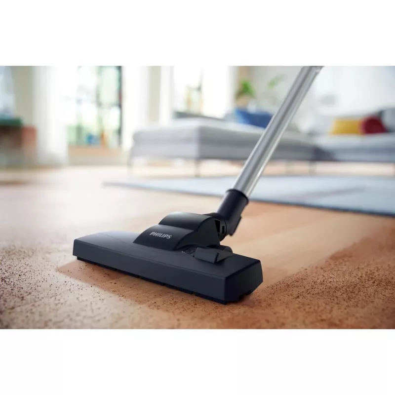 Cilindrinis dulkių siurblys Philips 2000 series XB2123/09 — 850 W, 1,3 L cikloninis, kilimams ir kietoms grindims