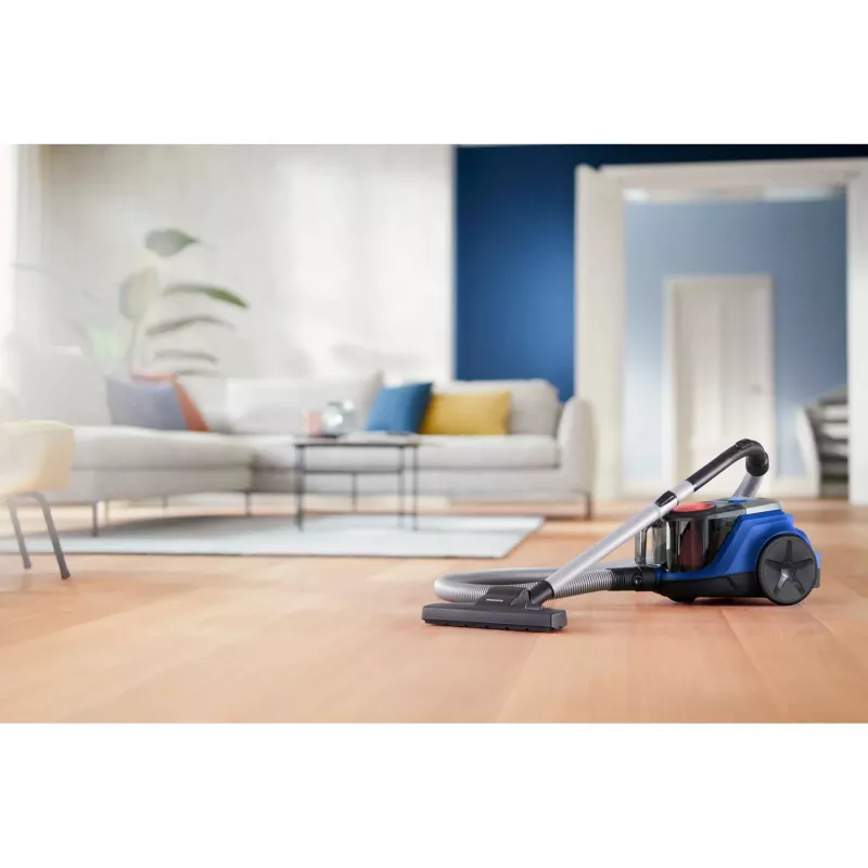 Cilindrinis dulkių siurblys Philips 2000 series XB2123/09 — 850 W, 1,3 L cikloninis, kilimams ir kietoms grindims