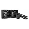 „be quiet! PURE LOOP 3“ daugiafunkcis skysčio aušintuvas — 140 mm ventiliatorius, juodas, palaiko LGA 1150/1151/1155/1200/1700 ir AM4/AM5