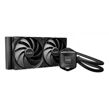 „be quiet! PURE LOOP 3“ daugiafunkcis skysčio aušintuvas — 140 mm ventiliatorius, juodas, palaiko LGA 1150/1151/1155/1200/1700 ir AM4/AM5