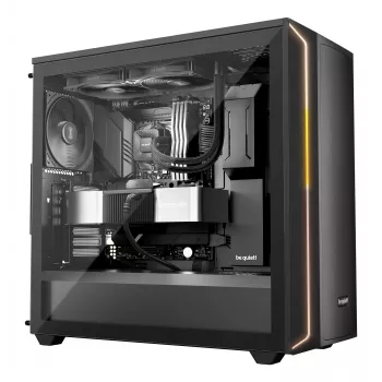 „be quiet! PURE LOOP 3“ daugiafunkcis skysčio aušintuvas — 140 mm ventiliatorius, juodas, palaiko LGA 1150/1151/1155/1200/1700 ir AM4/AM5