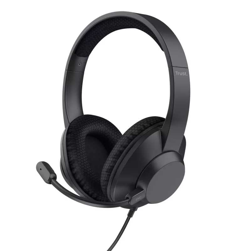 Trust Ayda Max Headset Wired Head-band Calls/Music USB Type-C / USB Type-A Juoda