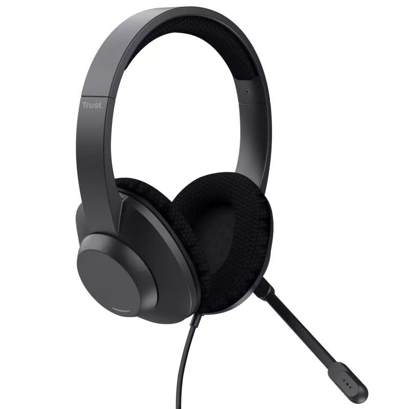Trust Ayda Max Headset Wired Head-band Calls/Music USB Type-C / USB Type-A Juoda