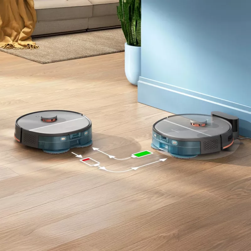 Robot dulkių siurblys Philips XU5000/10 — 0,26 L dulkių maišelis, Li‑Jon 4800 mAh, 200 min veikimo laikas