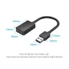 Vention 2 prievadų USB išorinė garso plokštė 0,15 m juoda 2.1 kanalai 16 bitų