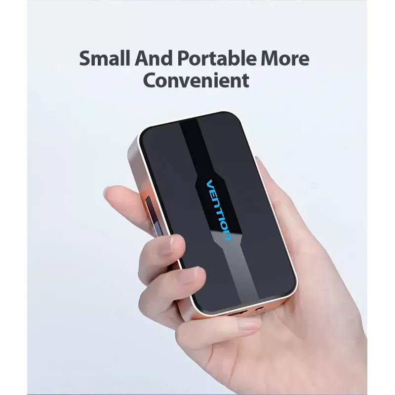 HDMI skirstytuvas Vention 1 į 4 išėjimai 4K@30Hz auksinis aliuminio lydinys