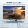 HDMI skirstytuvas Vention 1 į 4 išėjimai 4K@30Hz auksinis aliuminio lydinys
