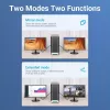 DisplayPort prie HDMI adapteris Vention HBOB0, DisplayPort kištukas prie HDMI lizdo, juodas, paauksuoti kontaktai