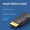 DisplayPort prie HDMI adapteris Vention HBOB0, DisplayPort kištukas prie HDMI lizdo, juodas, paauksuoti kontaktai