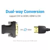 Vention HDMI lizdas į DVI kištuką adapteris juodas 1920x1080 60Hz