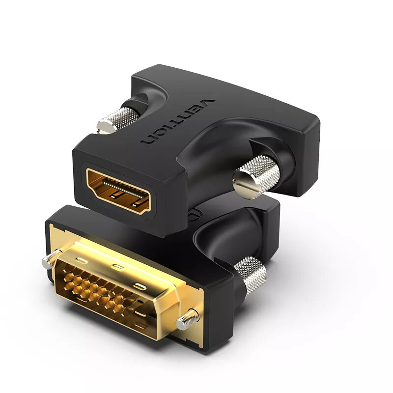 Vention HDMI lizdas į DVI kištuką adapteris juodas 1920x1080 60Hz