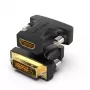 Vention HDMI lizdas į DVI kištuką adapteris juodas 1920x1080 60Hz
