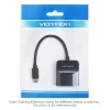 Vention USB Type-C į HDMI adapteris TDCBB, 0,15 m, 3840×2160, juoda, ABS