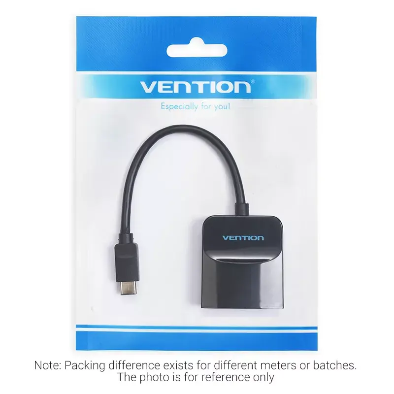 Vention USB Type-C į HDMI adapteris TDCBB, 0,15 m, 3840×2160, juoda, ABS