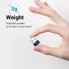 USB adapteris Vention CDWB0 USB 2.0 USB-A (vyriškas) į USB-C (moteriškas) juodas PVC
