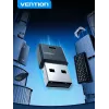 USB Bluetooth tinklo adapteris Vention NAHB0 — belaidis USB pagrindinis įrenginys, Bluetooth sąsaja, juodas