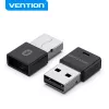 USB Bluetooth tinklo adapteris Vention NAHB0 — belaidis USB pagrindinis įrenginys, Bluetooth sąsaja, juodas