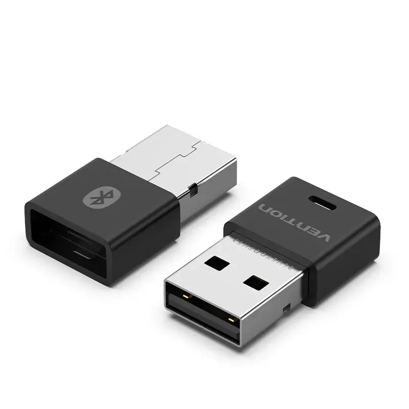 USB Bluetooth tinklo adapteris Vention NAHB0 — belaidis USB pagrindinis įrenginys, Bluetooth sąsaja, juodas