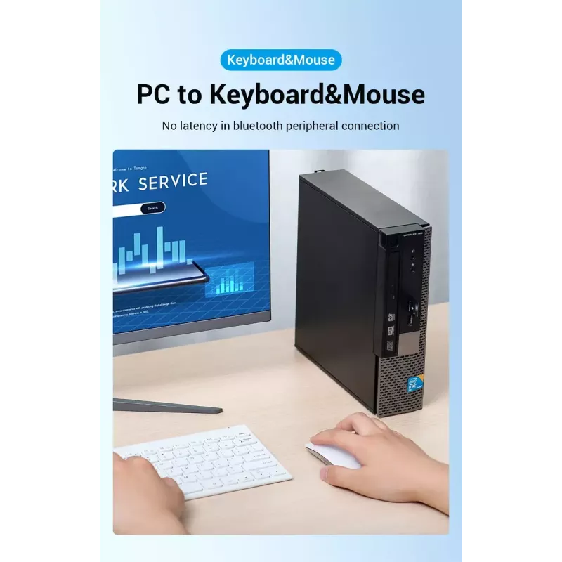 USB Bluetooth 5.0 Adapter Vention CDSB0 Juodas