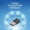 Vention USB Wi-Fi dviejų juostų adapteris 2.4G/5G juodas belaidis USB 433 Mbit/s
