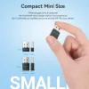 Vention USB Wi-Fi dviejų juostų adapteris 2.4G/5G juodas belaidis USB 433 Mbit/s