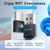 Vention USB Wi-Fi dviejų juostų adapteris 2.4G/5G juodas belaidis USB 433 Mbit/s