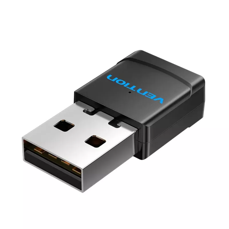 Vention USB Wi-Fi dviejų juostų adapteris 2.4G/5G juodas belaidis USB 433 Mbit/s
